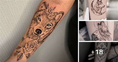 16 ideias de Tatuagens femininas de lobo 